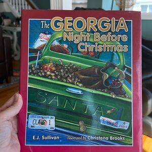 BOOK ~ The Georgia Night Before Christmas ~ by EJ Sullivan ~ hardcover